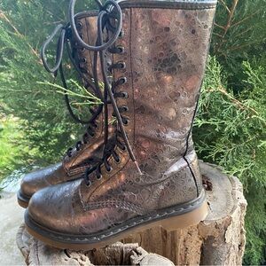 Dr. Martens Iridescent Combat Boots